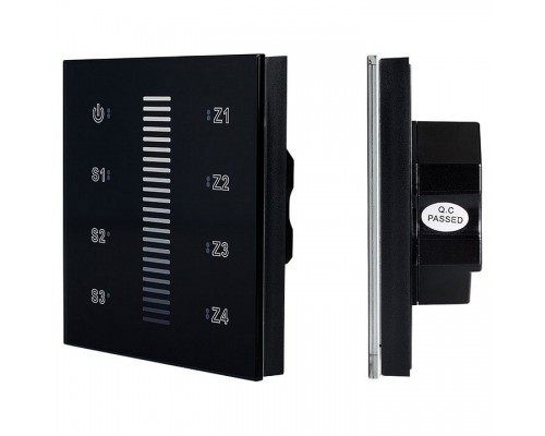 Панель-диммера сенсорная встраиваемая Arlight Sens SR-2830A-RF-IN Black (220V, DIM, 4 зоны) Панель-диммера сенсорная встраиваемая Arlight Sens SR-2830A-RF-IN Black (220V, DIM, 4 зоны)
