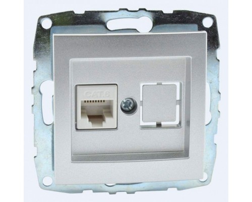 Розетка Ethernet RJ-45 без рамки Mono Electric Despina / Larissa 500-002105-125 Розетка Ethernet RJ-45 без рамки Mono Electric Despina / Larissa 500-002105-125
