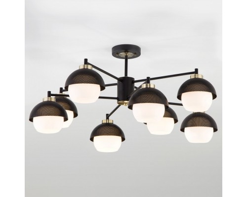 Люстра на штанге Eurosvet Nocciola 70106/8 черный Люстра на штанге Eurosvet Nocciola 70106/8 черный