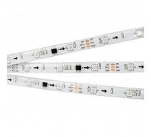 Лента светодиодная Arlight SPI-5000SE-5060-30 12V Cx3 RGB (10mm, 7.2W/m, IP65) 026369(1)