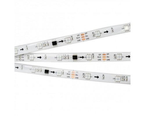 Лента светодиодная Arlight SPI-5000SE-5060-30 12V Cx3 RGB (10mm, 7.2W/m, IP65) 026369(1) Лента светодиодная Arlight SPI-5000SE-5060-30 12V Cx3 RGB (10mm, 7.2W/m, IP65) 026369(1)