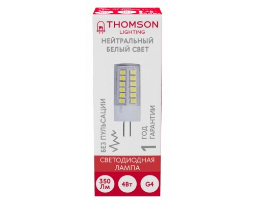 Лампа светодиодная Thomson G4 G4 4Вт 4000K TH-B4205