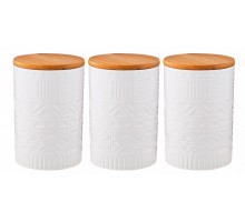 Набор из 3 банок для пищевых продуктов Art 490-380