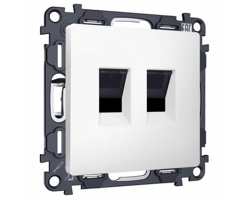 Розетка двойная Ethernet RJ-45 без рамки Ambrella Volt MA MA132110 Розетка двойная Ethernet RJ-45 без рамки Ambrella Volt MA MA132110