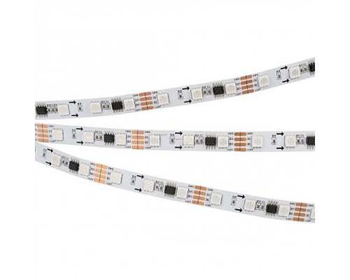 Лента светодиодная Arlight SPI-5000-RAM-5060-60 12V Cx3 RGB-Auto (10mm, 12W/m, IP20) 028871 Лента светодиодная Arlight SPI-5000-RAM-5060-60 12V Cx3 RGB-Auto (10mm, 12W/m, IP20) 028871