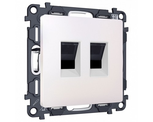 Розетка двойная Ethernet RJ-45 без рамки Ambrella Volt MA MA212110 Розетка двойная Ethernet RJ-45 без рамки Ambrella Volt MA MA212110