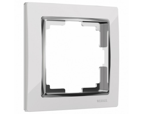 Рамка на 1 пост Werkel Snabb (белый/хром) W0011901