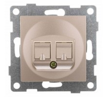 Розетка телефонная RJ-12 без рамки Gusi Electric UGRA С11Т1-027