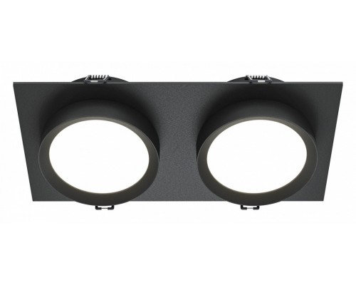 Встраиваемый светильник Maytoni Hoop DL086-02-GX53-SQ-B