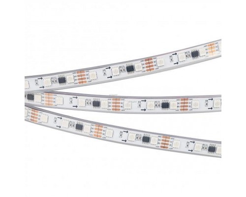 Лента светодиодная Arlight SPI-5000P-RAM-5060-60 12V Cx3 RGB-Auto (12mm, 12W/m, IP66) 028873