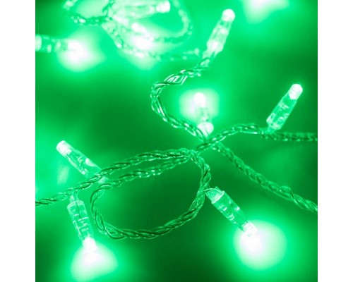 Гирлянда нить [10 м] String ARD-STRING-CLASSIC-10000-CLEAR-100LED-FLASH GREEN (230V, 7W)