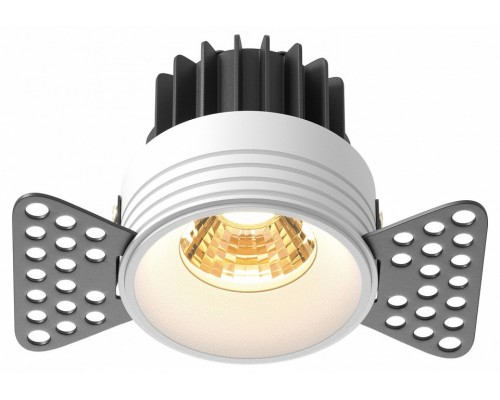 Встраиваемый светильник Maytoni Technical Round DL058-7W2.7K-TRS-W