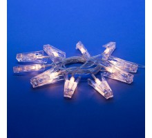 Гирлянда Супернить Uniel ULD-S0200 ULD-S0200-010/STB/2AA WARM WHITE IP20 CLIPS