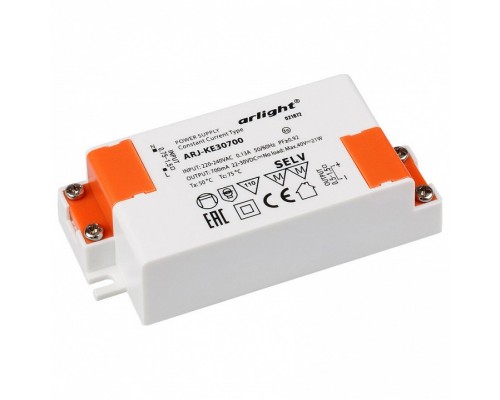 Блок питания Arlight ARJ-KE30700 (21W, 700mA, PFC) Блок питания Arlight ARJ-KE30700 (21W, 700mA, PFC)