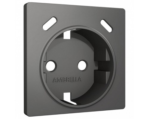 Накладка для розетки с заземлением и со шторками и 2хUSB type С Ambrella Volt ALFA AP6605 Накладка для розетки с заземлением и со шторками и 2хUSB type С Ambrella Volt ALFA AP6605