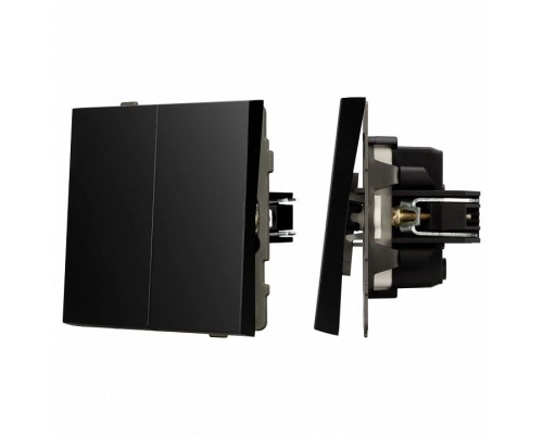 Выключатель двухклавишный без рамки Arlight SWT 054059 Выключатель двухклавишный без рамки Arlight SWT 054059