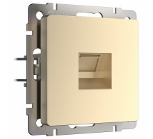 Розетка Ethernet RJ-45 без рамки Werkel шампань W1181011
