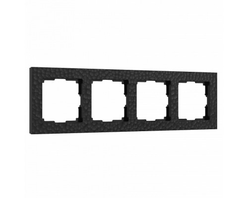 Рамка на 4 поста Werkel Hammer W0042408 (черный) Рамка на 4 поста Werkel Hammer W0042408 (черный)