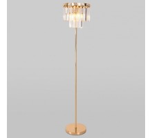 Торшер Eurosvet Elegante 01137/3 золото/прозрачный хрусталь Strotskis