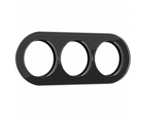 Рамка на 3 поста Werkel WL21-frame-03 (черный) Рамка на 3 поста Werkel WL21-frame-03 (черный)