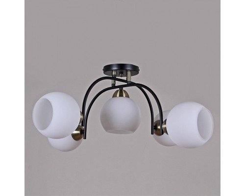 Потолочная люстра ILLUMICO  IL0250-5CSQ-79 BK AB