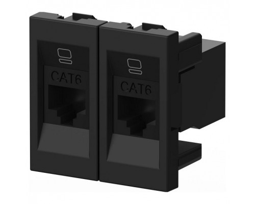 Розетка двойная Ethernet RJ-45 без рамки Elbi Eleсtriс Moda Vox 611-044832-248 Розетка двойная Ethernet RJ-45 без рамки Elbi Eleсtriс Moda Vox 611-044832-248