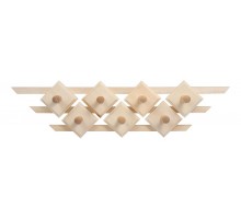 Вешалка настенная (58x15x7 см) Трапеция 31093