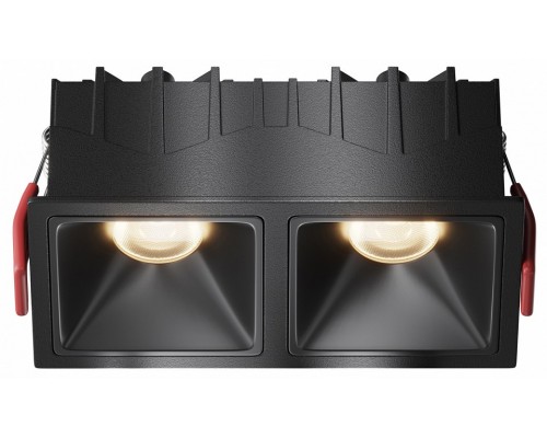 Встраиваемый светильник Maytoni Technical Alfa LED DL043-02-10W3K-SQ-B-1 Встраиваемый светильник Maytoni Technical Alfa LED DL043-02-10W3K-SQ-B-1