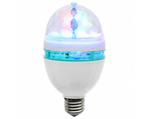 Лампа светодиодная Диско E27 2.5Вт RGB 55099 Лампа светодиодная Диско E27 2.5Вт RGB 55099