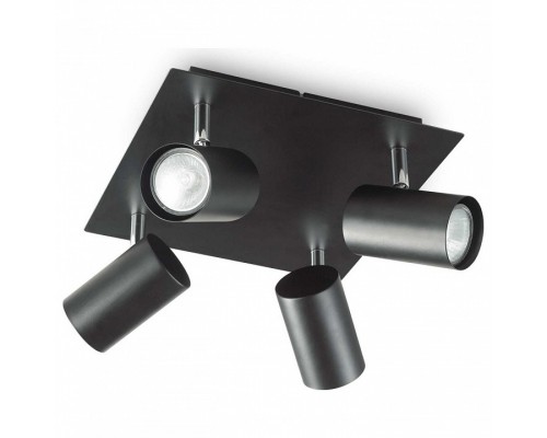 Спот Ideal Lux Spot SPOT PL4 NERO Спот Ideal Lux Spot SPOT PL4 NERO