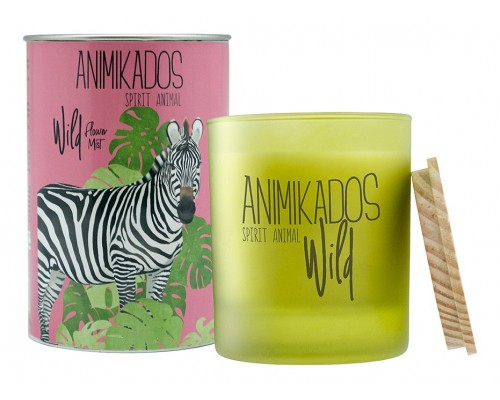 Свеча ароматическая (9.9 см) Wild Zebra - цветочный VV040FOAW Свеча ароматическая (9.9 см) Wild Zebra - цветочный VV040FOAW