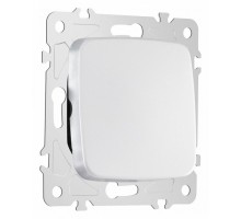 Выключатель проходной одноклавишный без рамки Arte Milano 205 205.32-1.silver