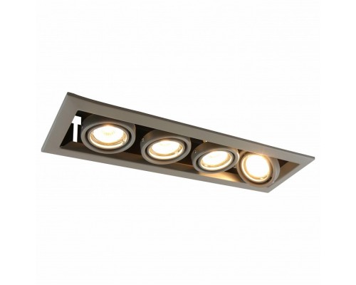 Встраиваемый светильник Arte Lamp A5941 A5941PL-4GY Встраиваемый светильник Arte Lamp A5941 A5941PL-4GY