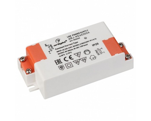 Блок питания Arlight ARJ-KE40300A (12W, 300mA, PFC) Блок питания Arlight ARJ-KE40300A (12W, 300mA, PFC)