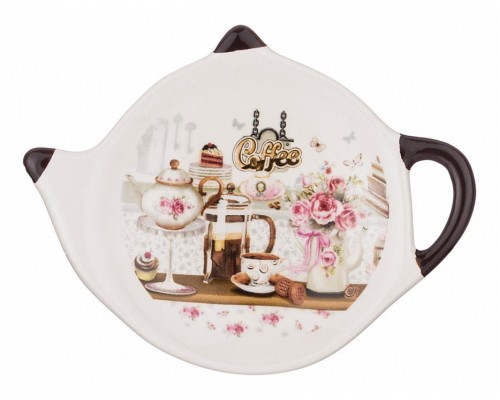 Подставка под чайные пакетики (12x9.5x1.5 см) Coffee 358-1722 Подставка под чайные пакетики (12x9.5x1.5 см) Coffee 358-1722