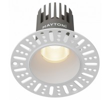 Встраиваемый светильник Maytoni  DL119-10W-3K-TRS-W