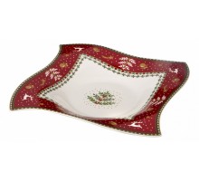 Блюдо декоративное (26х26х4 см) Christmas Collection 586-293