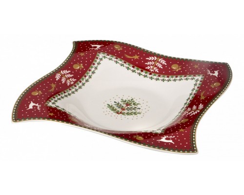 Блюдо декоративное (26х26х4 см) Christmas Collection 586-293 Блюдо декоративное (26х26х4 см) Christmas Collection 586-293
