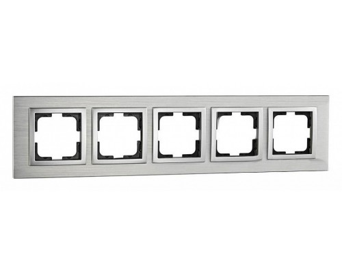 Рамка на 5 постов Mono Electric Style Aluminium 107-800000-164 Рамка на 5 постов Mono Electric Style Aluminium 107-800000-164