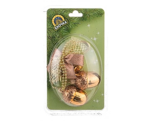 Набор из 2 елочных игрушек (25 см) Осенняя 860-320