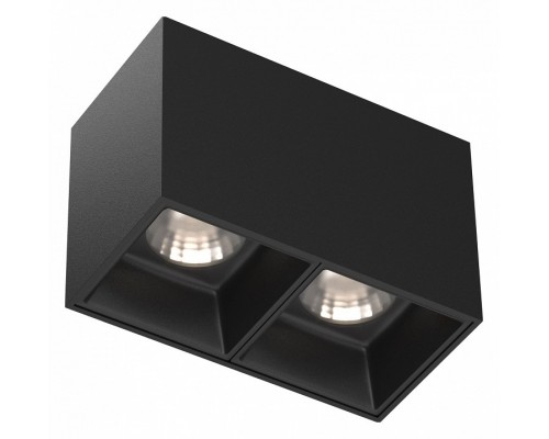Накладной светильник Maytoni Technical Alfa LED C065CL-02-L12W4K-B Накладной светильник Maytoni Technical Alfa LED C065CL-02-L12W4K-B