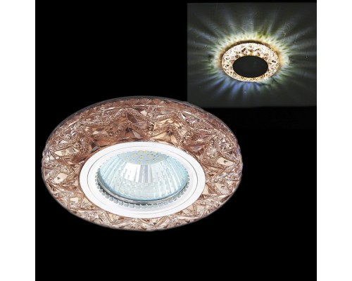 Встраиваемый светильник  51607-9.0-001MN MR16+LED3W TEA