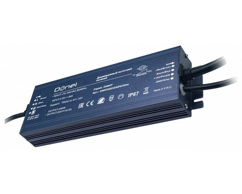 Блок питания Donel DN8HF DNHF250V24IP67Dim Блок питания Donel DN8HF DNHF250V24IP67Dim