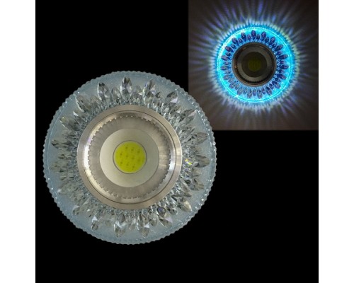 Встраиваемый светильник  42201-9.0-001PL MR16+LED3W LBL