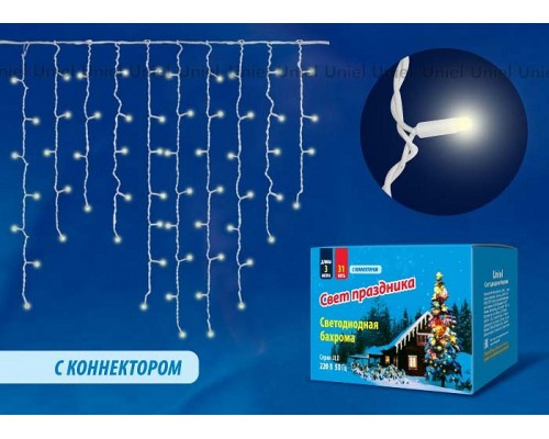 Бахрома световая Uniel ULD-B3010-200 ULD-B3010-200/TWK WARMWHITE IP67