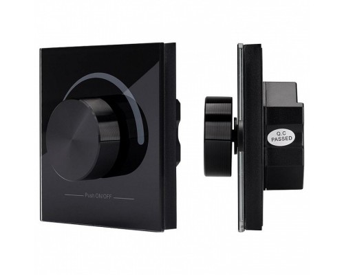 Панель-диммера роторная встраиваемая Arlight Rotary SR-2836R-RF-IN Black (3V, DIM)