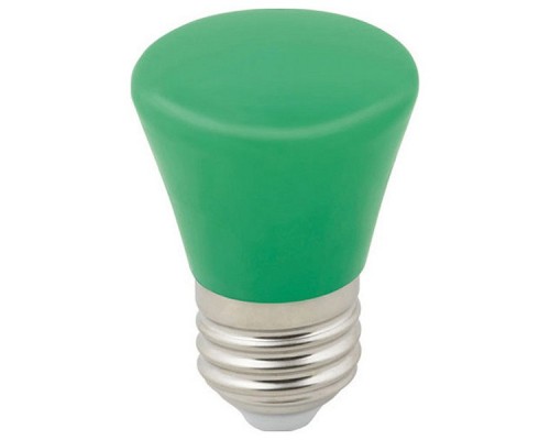 Лампа светодиодная Volpe Décor Color E27 1Вт K LED-D45-1W/GREEN/E27/FR/С BELL Лампа светодиодная Volpe Décor Color E27 1Вт K LED-D45-1W/GREEN/E27/FR/С BELL
