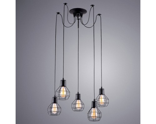 Подвесной светильник Arte Lamp 1109 A1109SP-7BK Подвесной светильник Arte Lamp 1109 A1109SP-7BK
