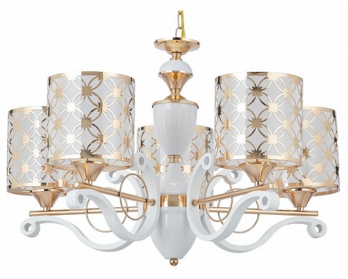 Подвесная люстра Arte Milano Florentia-3097 303097/5 Wh/Gd