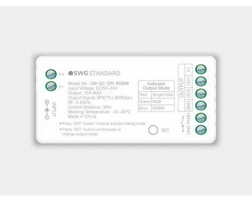 Контроллер-регулятор цвета RGBW SWG Quick Control MONO/RGB/RGBW Контроллер-регулятор цвета RGBW SWG Quick Control MONO/RGB/RGBW